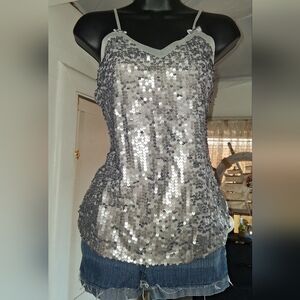 Candie's Frost Gray Top